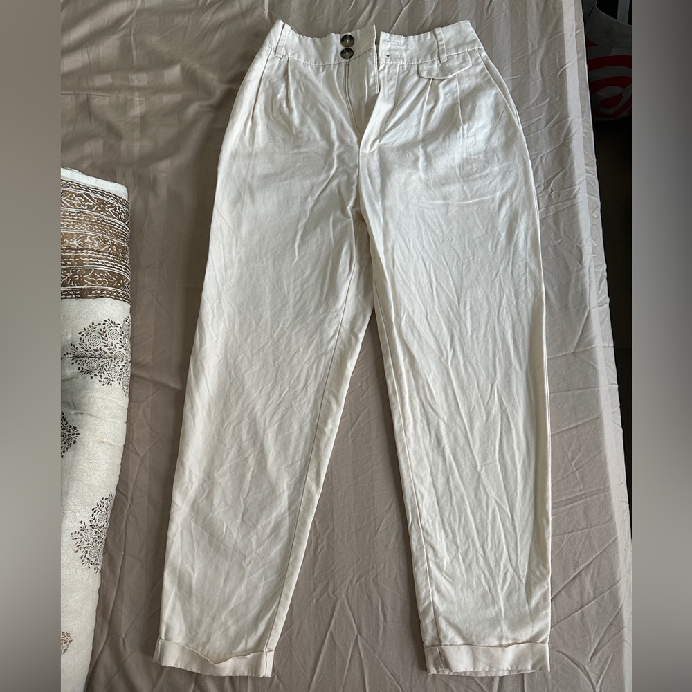 Mango High Rise Trousers